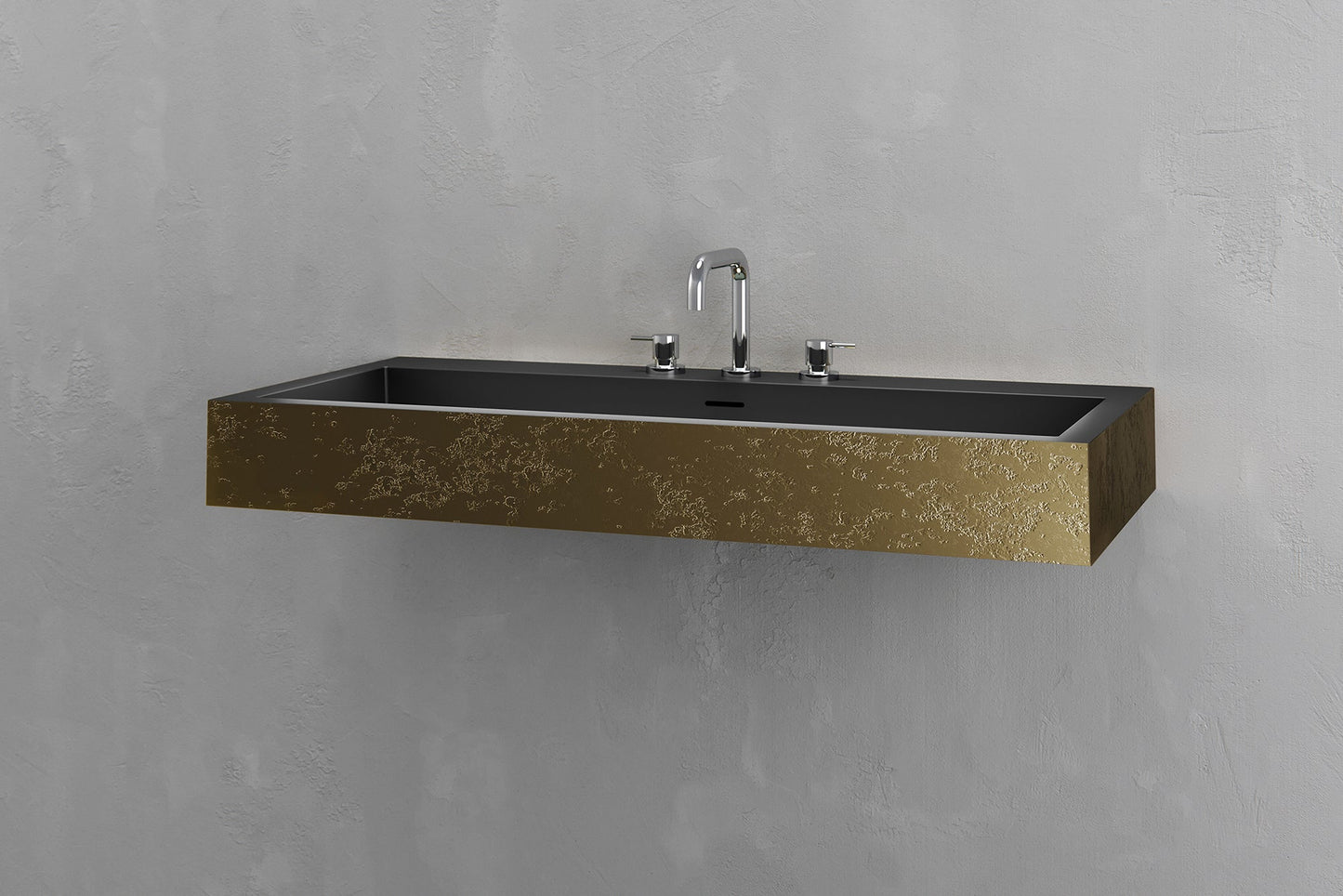 Wall Mounted Rectangular Bathroom Sink