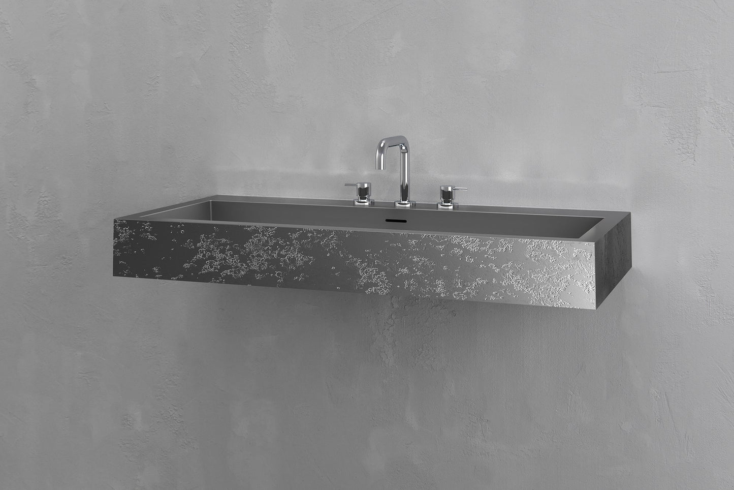 Wall Mounted Rectangular Bathroom Sink