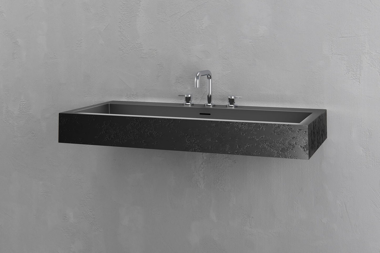 Wall Mounted Rectangular Bathroom Sink