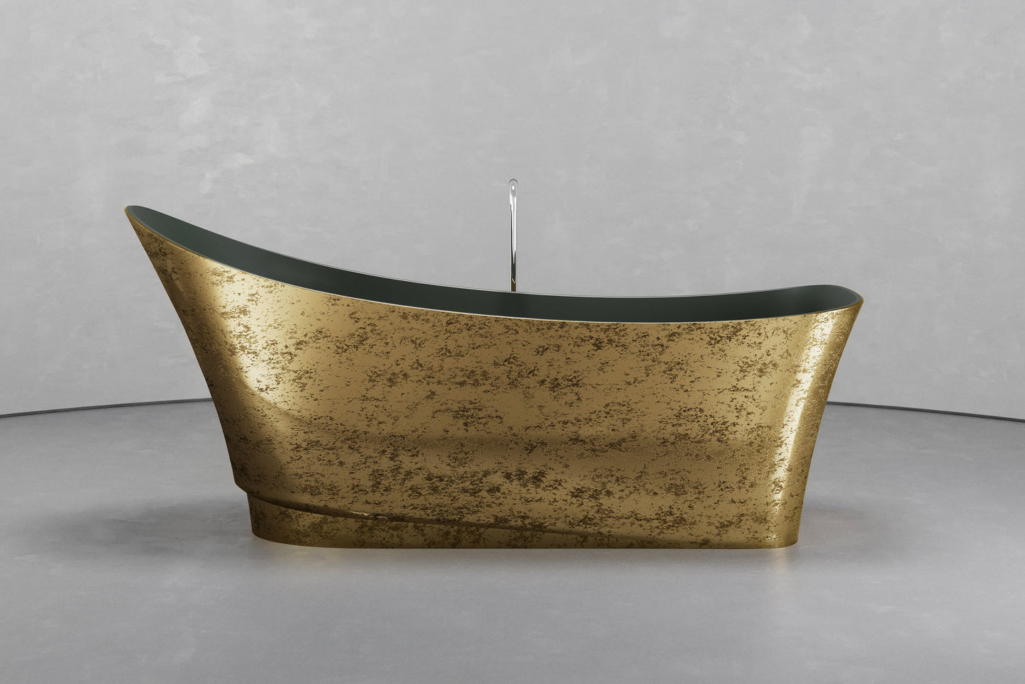 Freestanding boat shape bathtub