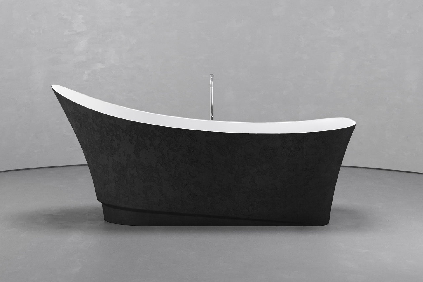Freestanding boat shape bathtub