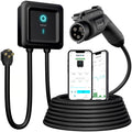 EVIQO Level 2 EV Charger, 48A (11.5kW), 240V, NEMA 14-50 Plug-in, J1772 for Non-Tesla EVs