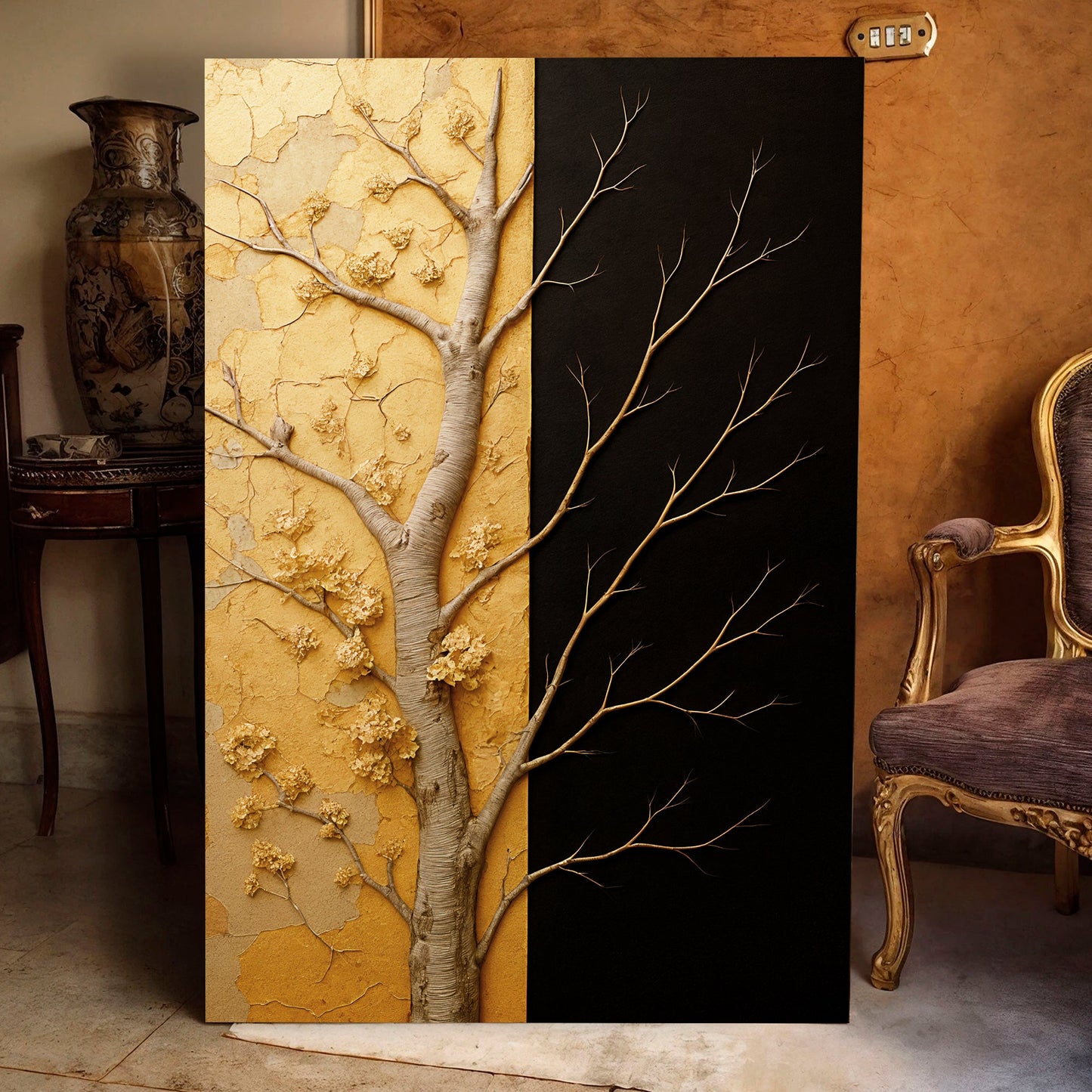 Golden Eclipse Wall Art