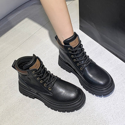 Women’s Genuine Leather Martin Boots