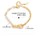 18K gold-plated, lightweight, and luxurious titanium steel bracelet.