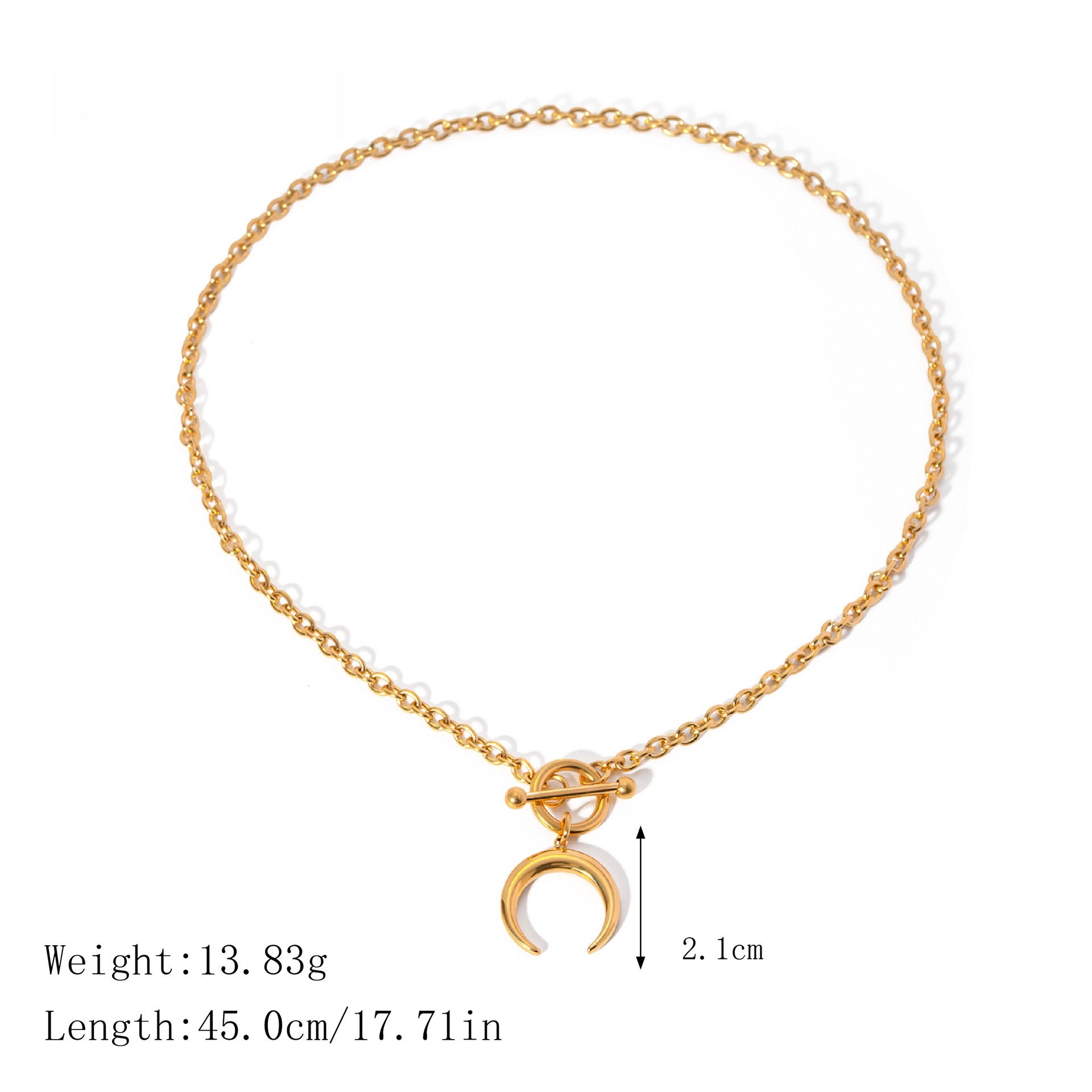 18k gold stainless steel pearl bracelet