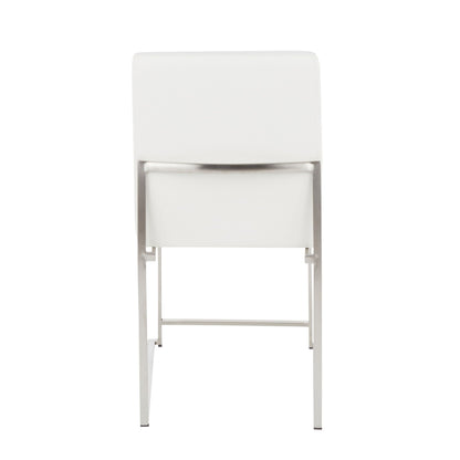 Fuji - Contemporary Modern Elegance High Back Dining Chair (Set of 2)