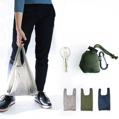 1pc Folding Shopping Bag Waterproof Ultra-light Reusable