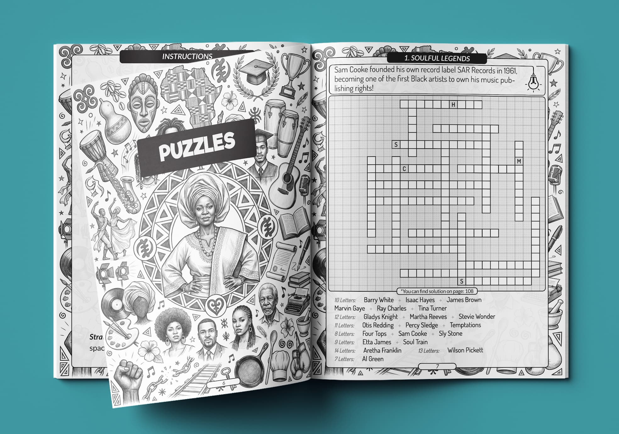 Black Culture Fill-In Puzzles