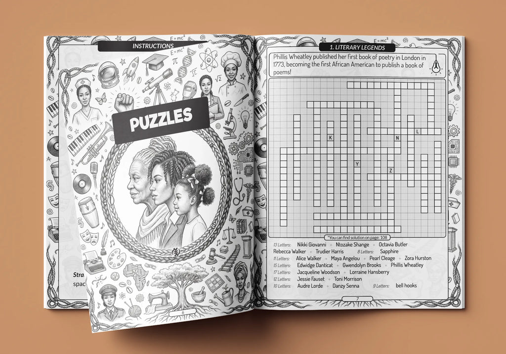 Black Women Fill-In Puzzles