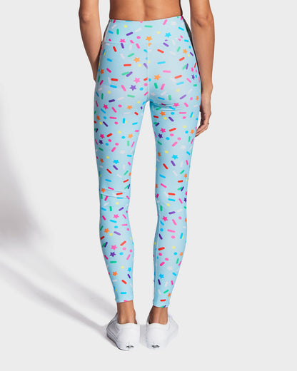 Sprinkle Me Blue Leggings
