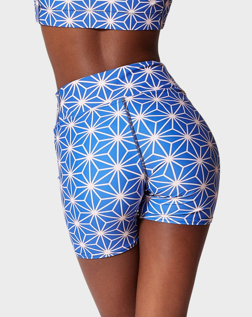 Asanoha Biker Shorts