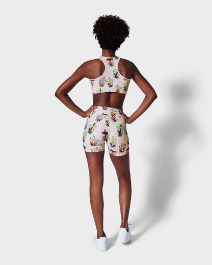 Boba Time Yoga Shorts