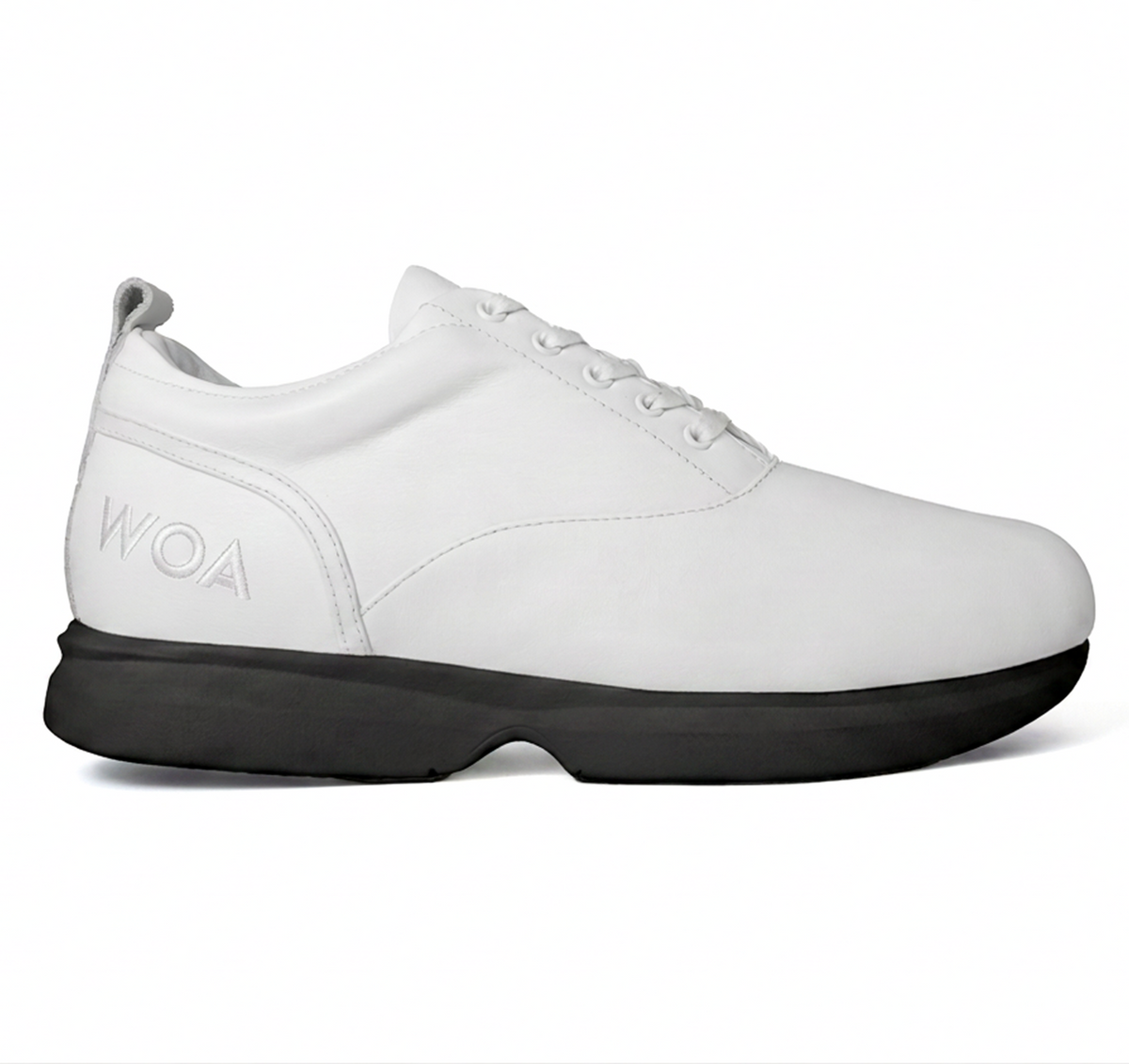 White & Black All-Day WOA Dress Sneaker