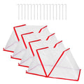 4Pack 31.50×12.99×13.39in Garden Row Accelerator Plants Covers Plant Net Cage Guard Greenhouse Covers Protect Seedling Fruit Vegetable Rows From Frost
