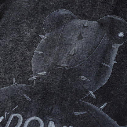 Hip Hop Oversized Tshirts Streetwear Vintage T-shirts Bear
