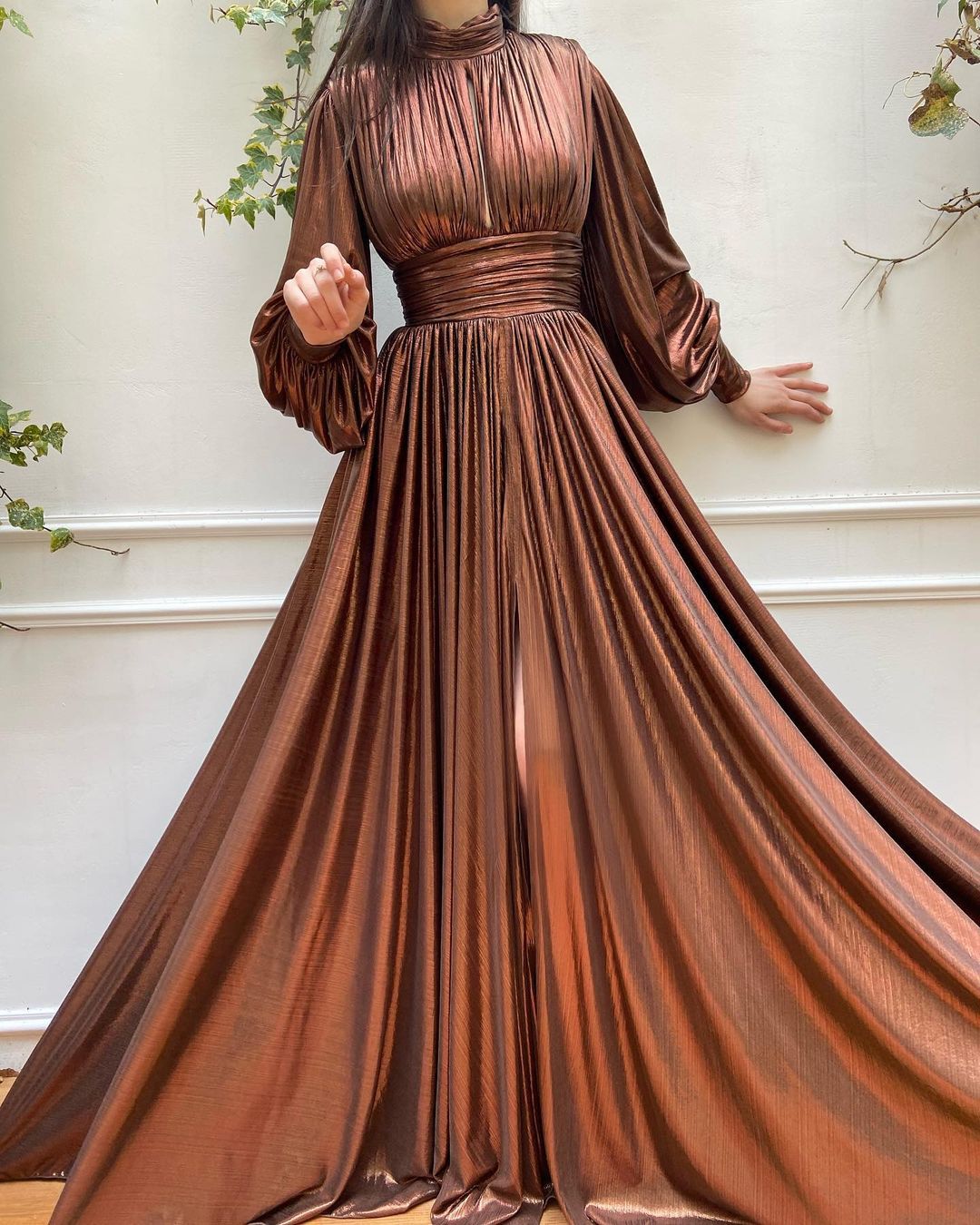 Spring Summer Popular Color Tight Waist Halter Large Swing Sexy Avocado Green Dress Maxi Dress for Women