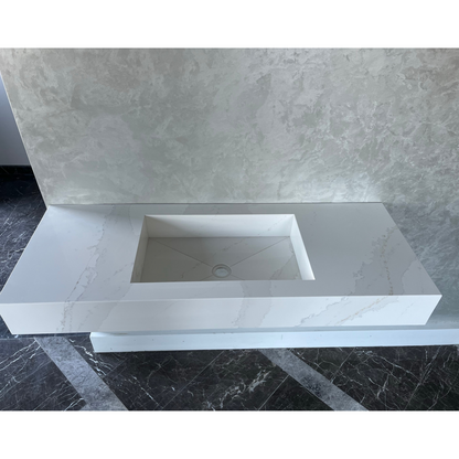 Calacatta Gold Engineered Quartz Kitchen Sink - Luxury Handcrafted Premium Design