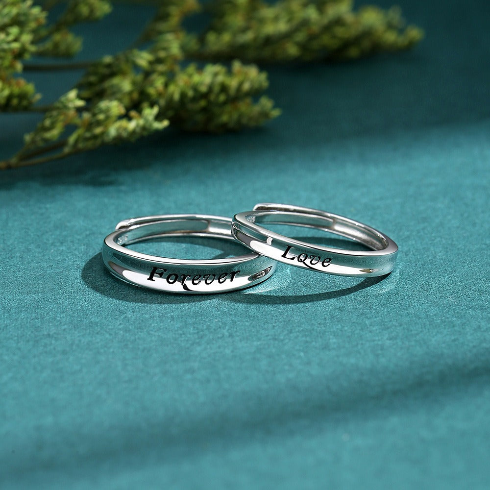 Forever-Love Eternal Love Couple Ring