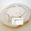 Actual Handwriting Custom Name Bracelet