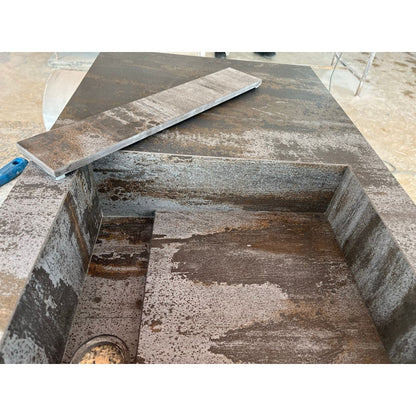 Engineered Porcelain Sink Dekton Trillium Handcrafted Natural Stone