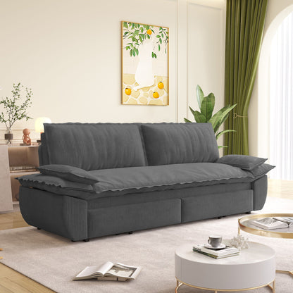 Pull Out 3-In-1 Convertible Sleeper Sofa