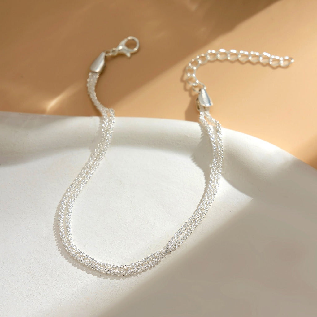 Sparkling naked chain multi-layer wrapped chain