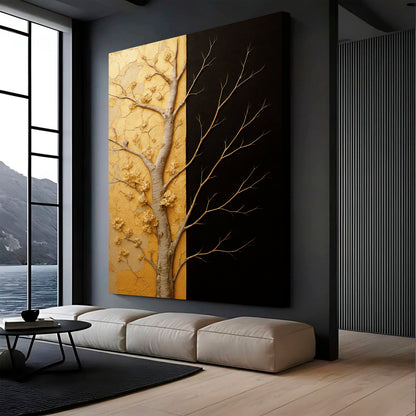 Golden Eclipse Wall Art