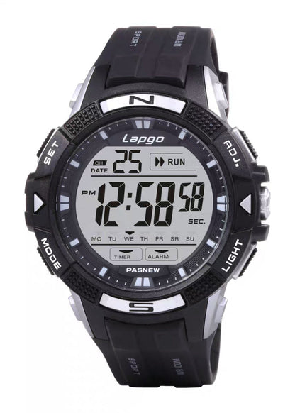 Waterproof Shock-resistant Multi-function Digital Sports Watch With Timing Features