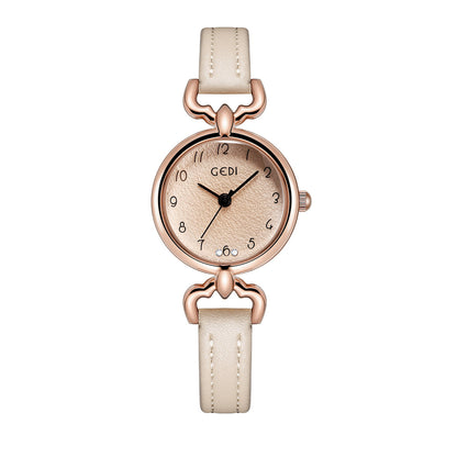 Slim Textured Petite Dial Quartz Ladies Watch