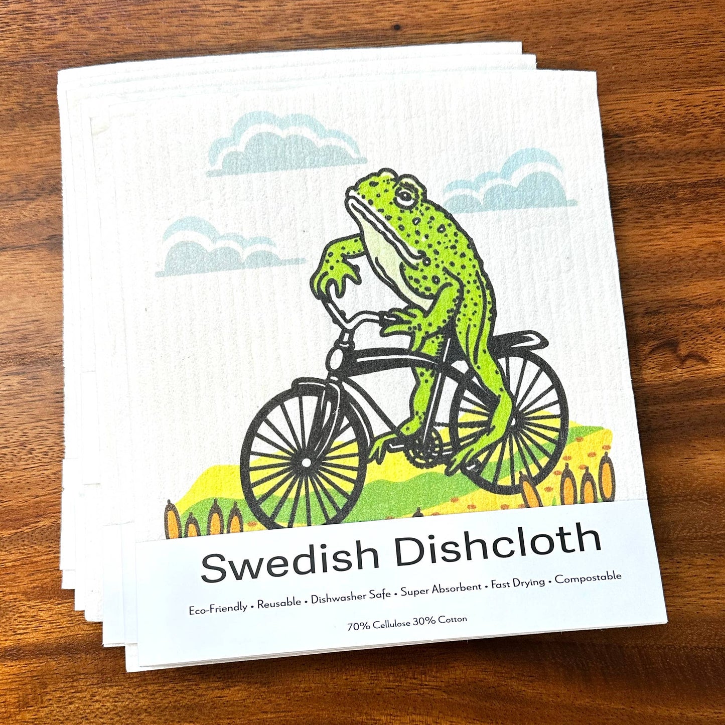 Frog Swedish Dishcloth