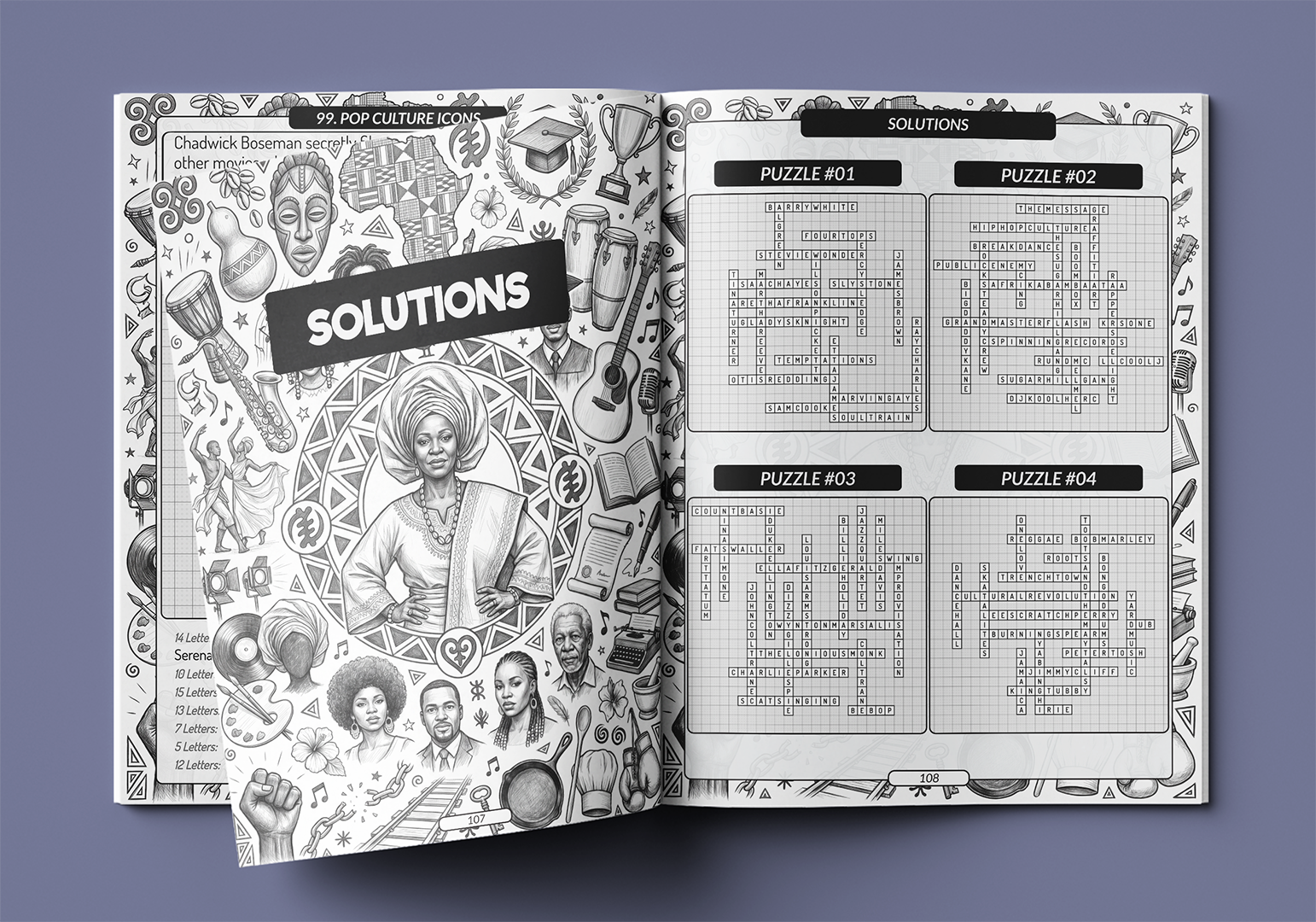 Black History Fill-In Puzzles