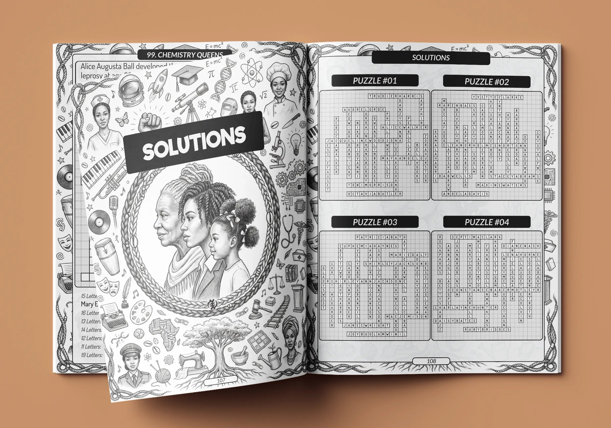 Black Women Fill-In Puzzles