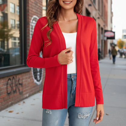 Women's Knitted Loose Cardigan Coat – 4 Colors S–XXL