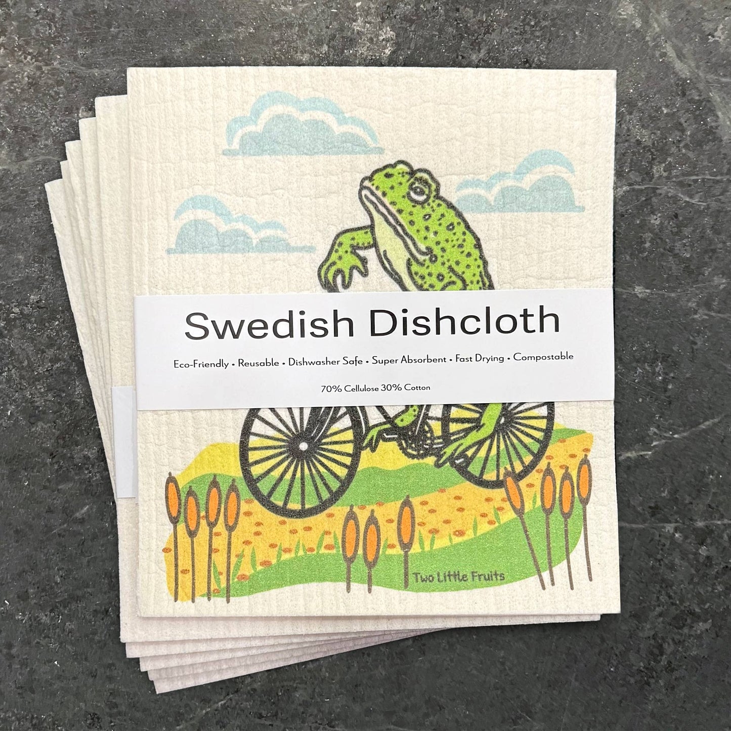 Frog Swedish Dishcloth