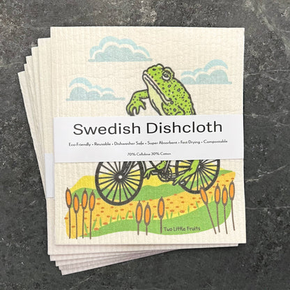 Frog Swedish Dishcloth