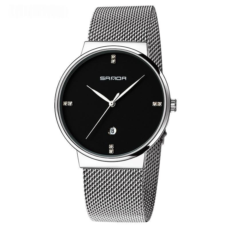 Quartz Watch, Personalized And Minimalist, Universal Wristwatch With A Calendar