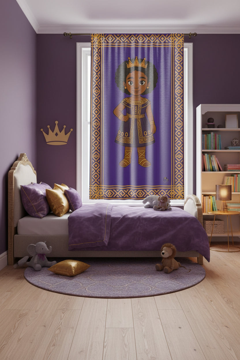 “Little Queen” Storybook Curtain