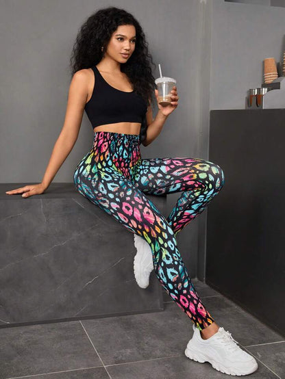 🍑 Printed Seamless High-Waist Hip-Lift Yoga Leggings