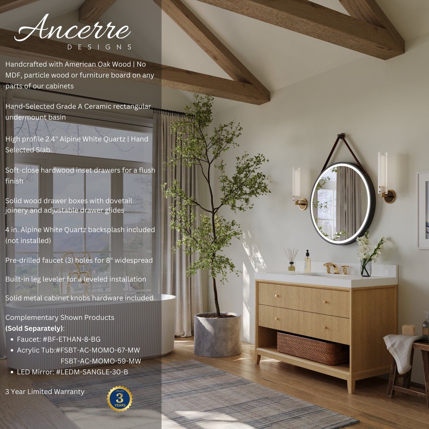 Momo 48" Bath Vanity Set