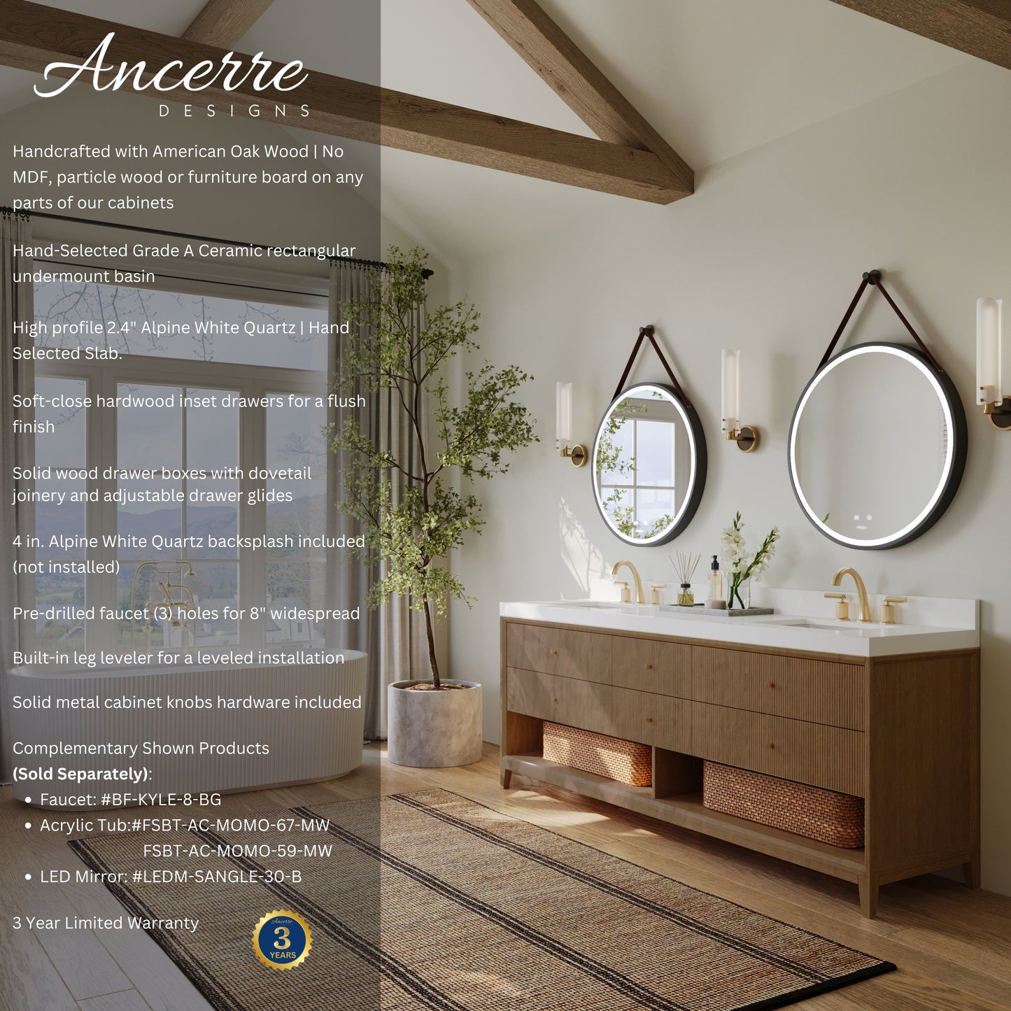 Momo 72" Bath Vanity Set