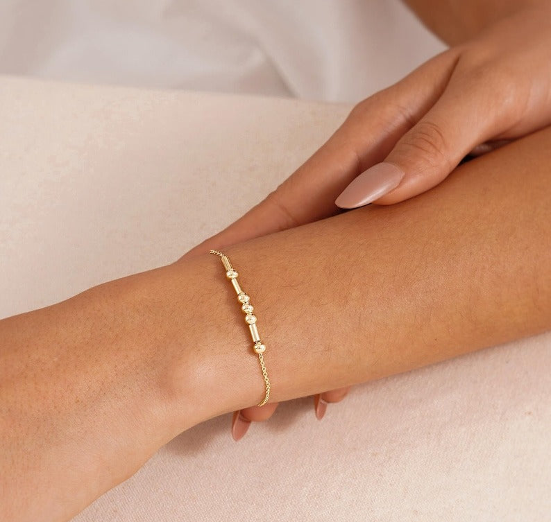 Morse Code Custom Name Bracelet