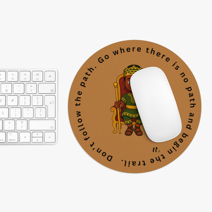 Young King "Go where there is no path" Acrylic Wall Clock