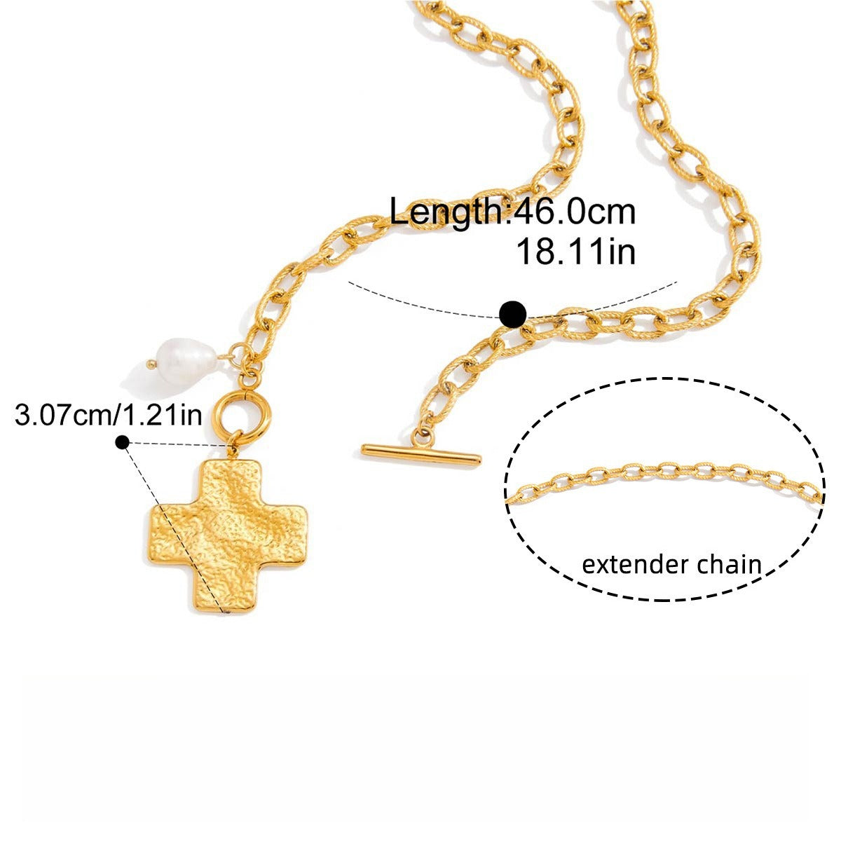 Light luxury and sophisticated sweater chain/pearl necklace