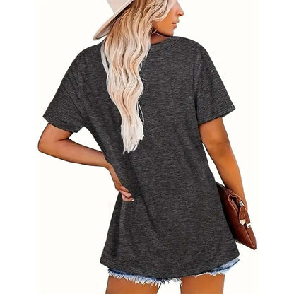Sunrise Print Round Neck T-Shirt