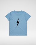 DARK NAVY BOLT TEE - CLOUD BLUE