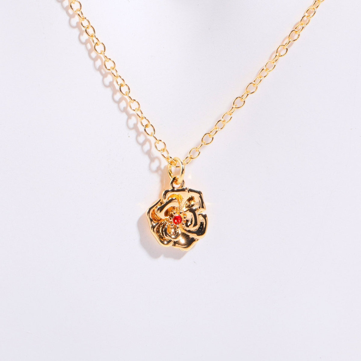 18 Gold December Birth Flower Bracelet