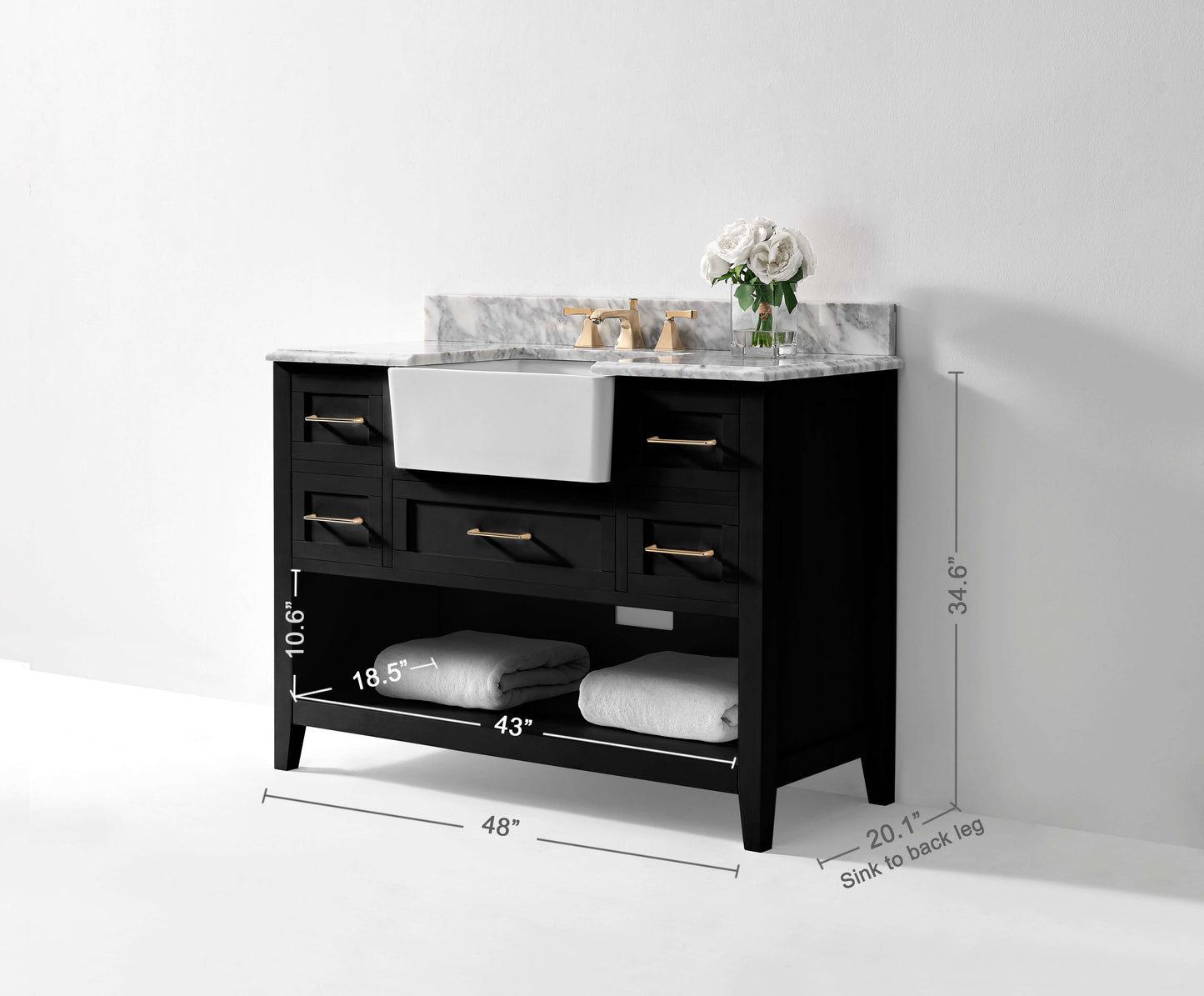 Hayley 48" Bath Vanity Set