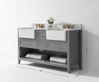 Hayley 60" Bath Vanity Set