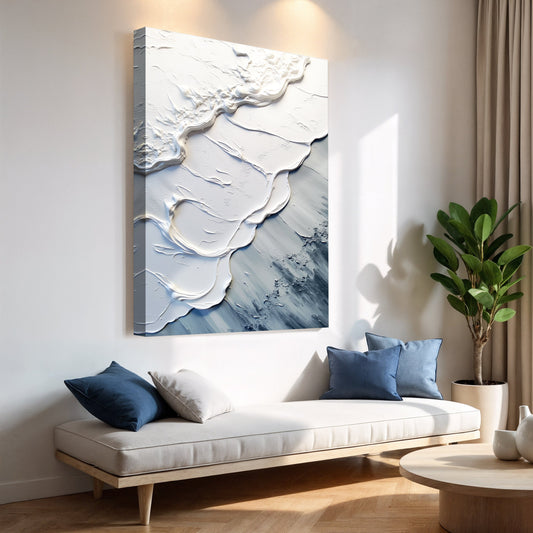 Abstract Minimalist Wave Wall Art II